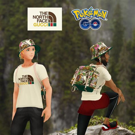 north face x gucci pokemon go code|Gucci north face 2024.